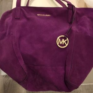 Michael Kors suede bag